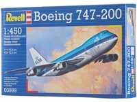 Revell Modellbausatz Flugzeug 1:450 - Boeing 747-200 im Maßstab 1:450, Level 3,