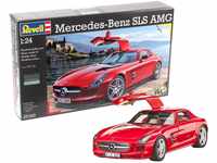 Revell Modellbausatz Auto 1:24 - Mercedes-Benz SLS AMG im Maßstab 1:24, Level...