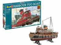 Revell Modellbausatz Schiff 1:108 - Harbour Tug Boat im Maßstab 1:108, Level 4,