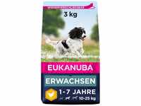 Eukanuba Hundefutter mit frischem Huhn für mittelgroße Rassen, Premium