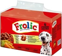 Frolic Hundefutter Trockenfutter mit Rind, Karotten und Getreide, 1 Karton (1 x 7,5