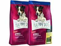 2 x 4 kg Happy Dog Supreme Sensible Mini Africa Hundefutter glutenfrei