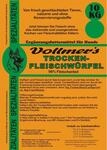 Vollmer's 37113 Hundefutter Trockenfleischw&uuml;rfel 25 kg