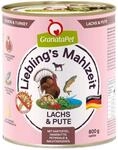 GranataPet Liebling's Mahlzeit Lachs & Pute, 6 x 800g, mit Kartoffel 