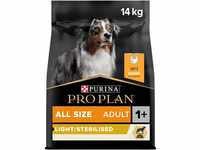 Pro Plan PURINA PRO PLAN All Size Adult Light / Sterlised, Hundefutter trocken,...