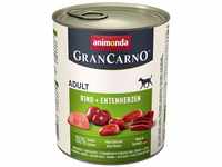 animonda Gran Carno adult Hundefutter, Nassfutter für erwachsene Hunde, Rind +