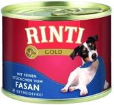 RINTI Gold Fasan | Hunde Nassfutter | 12x185g | F&uuml;r kleine Hunde | ohne Getreide 
