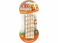 8in1 Delights Chicken Twisted Sticks - gesunde Kaustangen für Hunde, hochwertiges