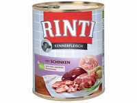 Rinti Pur Kennerfleisch Pute für Hunde, 12er Pack (12 x 800 g)