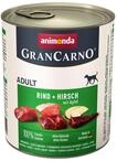animonda Gran Carno adult Hundefutter, Nassfutter f&uuml;r erwachsene Hunde, Rind +