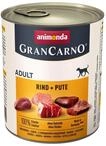 animonda Gran Carno adult Hundefutter, Nassfutter f&uuml;r erwachsene Hunde, Rind +...