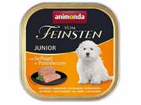 animonda Vom Feinsten Junior Hundefutter, Nassfutter für Hunde im Wachstum, mit