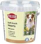 TRIXIE Hundeleckerli Soft Snack Happy Hearts mit Lammfleisch &ndash; 500 g