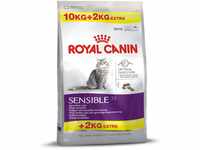 Royal Canin Feline Sensible 33, 10 + 2 kg gratis, 1er Pack (1 x 12 kg Packung)