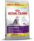 Royal Canin Feline Sensible 33, 10 + 2 kg gratis, 1er Pack (1 x 12 kg Packung)