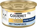 Gourmet PURINA GOURMET Gold Feine Pastete Katzenfutter nass, mit Thunfisch, 12er Pack Gourmet PURINA GOURMET Gold Feine Pastete Katzenfutter nass, mit Thunfisch, 12er Pack