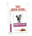 Royal Canin Veterinary Renal Beef | 12 x 85 g | Di&auml;t-Alleinfuttermittel f&uuml;r