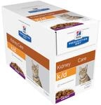 Hills Prescription Diet Feline k/d Frischebeutel mit Rind