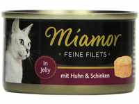 Miamor Feine Filets Huhn & Schinken 24x100g