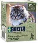 Bozita H&auml;ppchen in Gelee Nassfutter mit Kaninchen im Tetra Recart 16x370g -