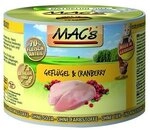Mac's Katzenfutter getreidefrei Gefl&uuml;gel & Cranberry, 6 x 200 g
