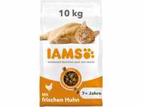 IAMS Senior Katzenfutter trocken mit Huhn - Trockenfutter für ältere Katzen ab 7