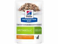 Hill`s Metabolic Pouch Katzenfutter - 2 Boxen à 12 Stück