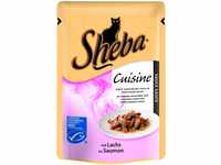 Sheba zarte Streifen mit Lachs in Sauce 12 x 85 g