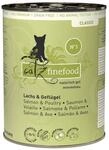 catz finefood N&deg; 5 Lachs & Gefl&uuml;gel Feinkost Katzenfutter nass, verfeinert mit