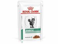 Royal Canin Vet Diet Diabetic Frischebeutel Katze, Option:48 x 100 gr