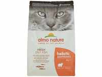 Almo Nature Holistic Adult Cat Maintenance mit Frischem Fettfisch- Trockenfutter für