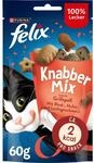 Felix KnabberMix Grillspa&szlig; Katzensnack, Knusper-Leckerlie mit 3
