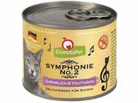GranataPet Symphonie No. 2 Garnelen & Truthahn, 6 x 200 g (6er Pack), Katzenfutter