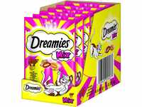 Dreamies Mix Katzensnacks mit Rind & Käse – Außen knusprig & innen cremig – 6 x