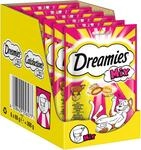 Dreamies Mix Katzensnacks mit Rind & K&auml;se &ndash; Au&szlig;en knusprig & innen cremig &ndash; 6 x