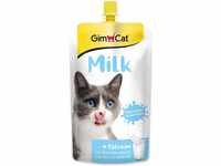 GimCat Milk - Katzenmilch aus echter laktosereduzierter Vollmilch mit Calcium für
