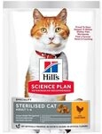 Hills Feline Sterilised Cat Young Chicken 1,5kg, 1er Pack (1 x 1.5 kg Packung)