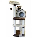 Kerbl Pet Kratzbaum Planet X braun/beige, 50 x 40 x 127 cm