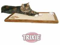 Trixie 4325 Kratzmatte mit Plüschrand, 55 × 35 cm, natur/braun