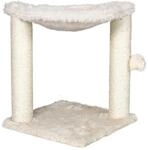 TRIXIE Kratzbaum Baza 50 cm in creme &ndash; kleiner & kompakter Katzenbaum mit
