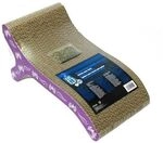 Catit Kratzpappe f&uuml;r Katzen, Kratzliege aus Pappe, mit Katzenminze, Length 40.6cm
