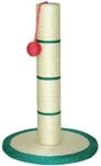 TRIXIE Kratzstamm 50 cm kleine Kratzs&auml;ule f&uuml;r Katzen, mit Natursisal umwickelt,