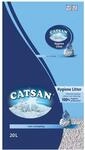 Catsan Hygiene Plus &ndash; Wei&szlig;e Hygienestreu mit Extra-Mineralschutz &ndash; 1 x 20 Liter
