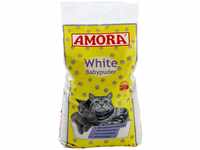 Amora 28330 White Katzenstreu mit Babypuderduft 15 Liter