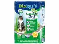 Biokat's Classic fresh 3in1 mit Frühlings-Duft - Klumpende Katzenstreu mit 3
