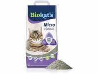 Biokat's Micro classic Katzenstreu ohne Duft - Klumpstreu aus Bentonit mit extra