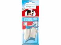 Bogadent Anti-Plaque-Finger für Ausgewachsene Hunde, Weiß, 2 Stück (1er Pack)