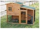 Kerbl Pet Kleintierstall Fortuna, 160 x 80 x 117 cm, ausziehbare Wanne, wetterfestes