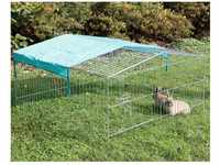 Kerbl Freilaufgehege (Gehege für große Kanninchen + Hasen, Maße 115x115 cm, Höhe