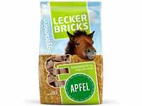Eggersmann Mein Pferdefutter - Lecker Bricks Apfel 1 kg - Leckerlies für...